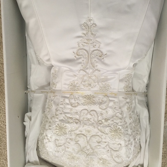 St. Patrick plus size wedding gown - Picture 5 of 6